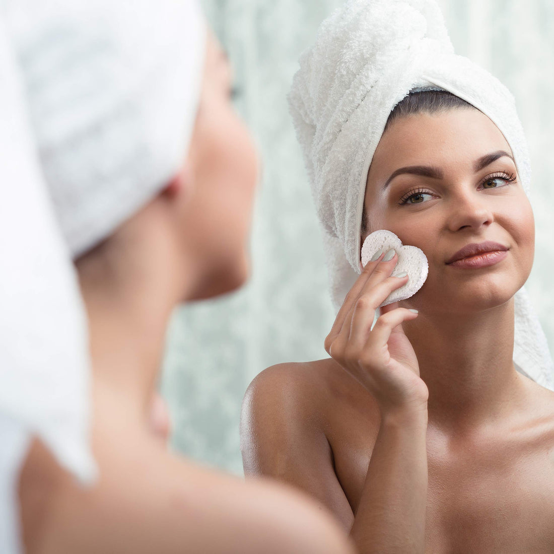 Compressed Facial Sponges for Sensitive Skin Natural Cellulose Sponge for Face Cleansing Exfoliating and makeup removal, Professional use Deep clean and hypoallergenic 80 count - Alba Pura by Fushay