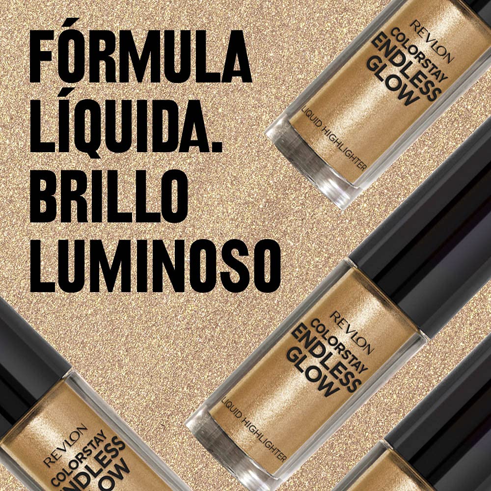 Revlon Colorstay Endless Glow Liquid Highlighter, Gold, 0.3 Ounce