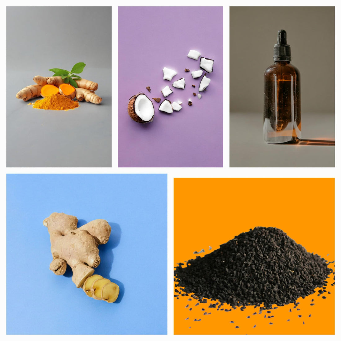 Haivyn Natural Ginger Conditioner with Turmeric, Black Seed, and Flaxseed Oils for Healthy Scalp and Lustrous Hair, 10 oz, White