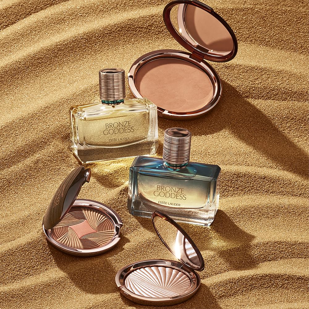 Estée Lauder Bronze Goddess Highlighting Powder Gelée Highlighter | Buildable & Radiant Glow, 0.31 Ounce, Heatwave