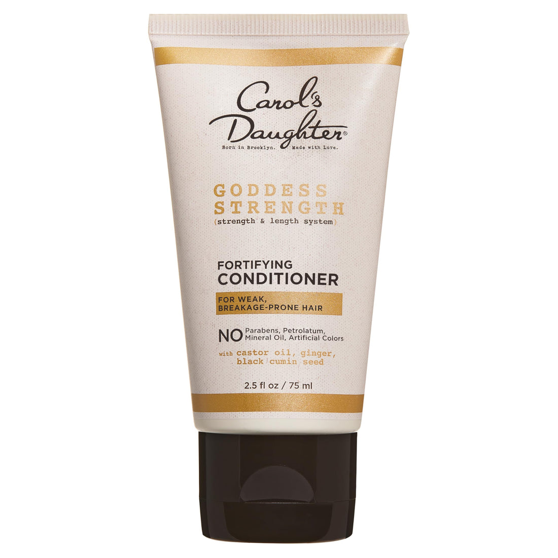 Carol's Daughter Goddess Strength Mini Hair Products Travel Gift Set - Shampoo, Conditioner, Leave In, Hair Honey, Sulfate Free