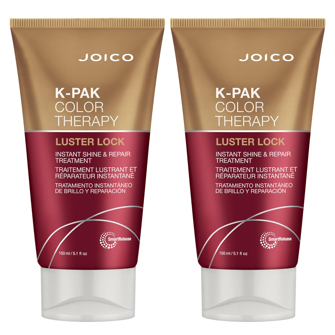 Joico K-PAK Color Therapy Luster Lock Instant Shine & Repair Treatment, 2 Count