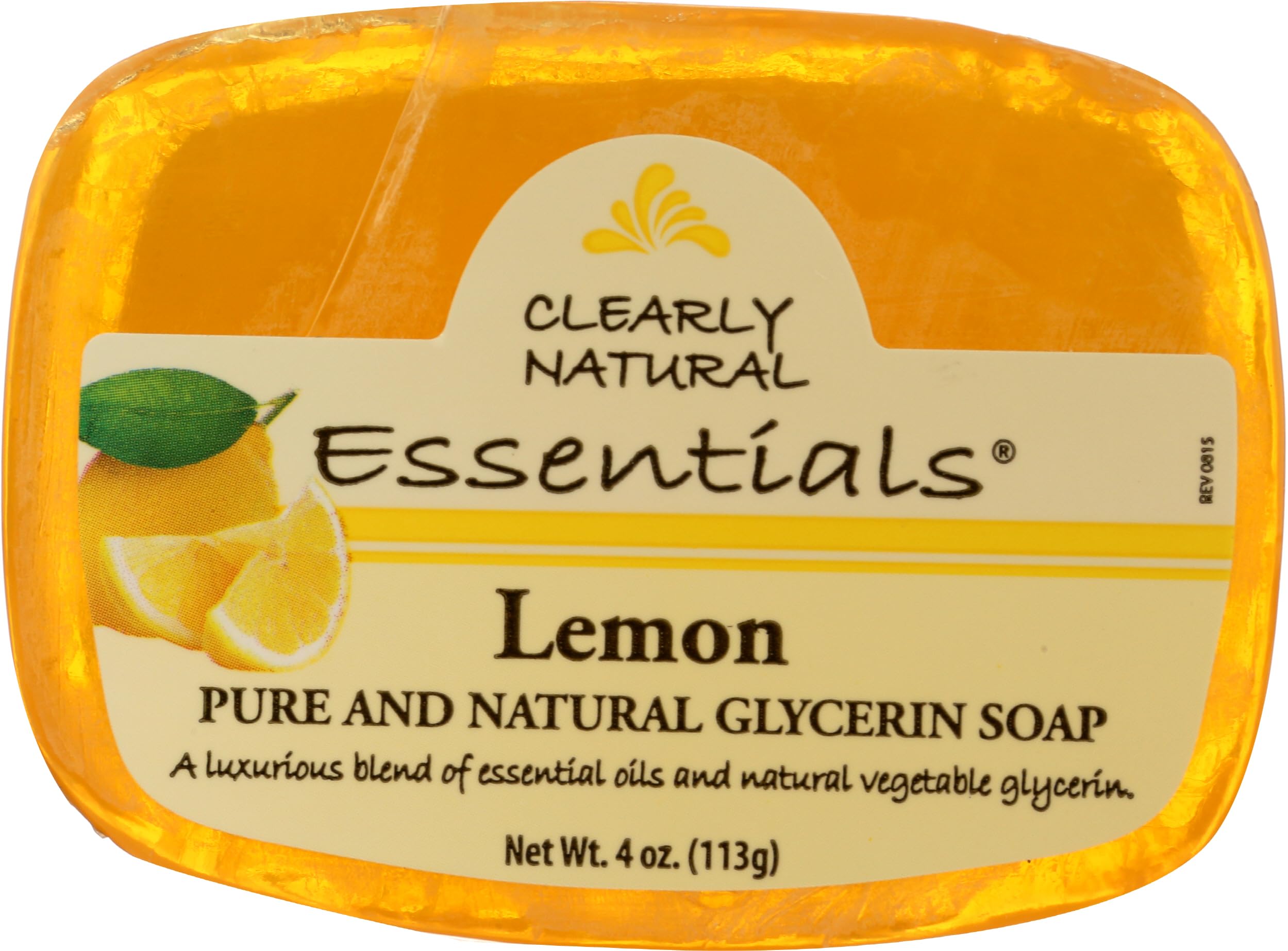 Glycerine Bar Soap Lemon - 4 oz by Clearly Natural