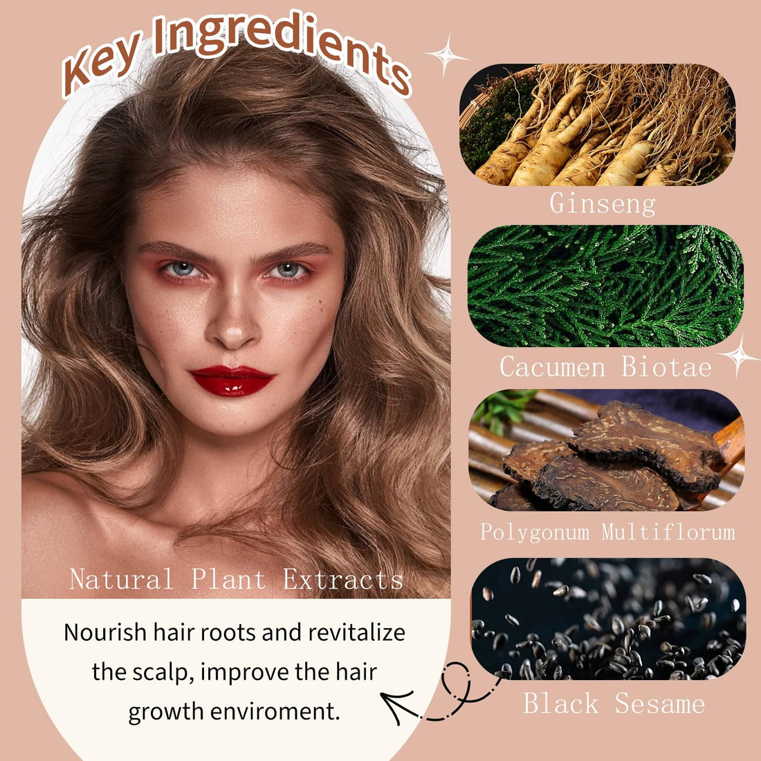 Onilyua Blonde Brown Hair Dye Shampoo, 3 in 1 Natural Hair Color Shampoo for Men & Women, Shampoo Para Canas, Long-Lasting Hair Dye Shampoo for 100% Gray Hair Coverage, 500ml