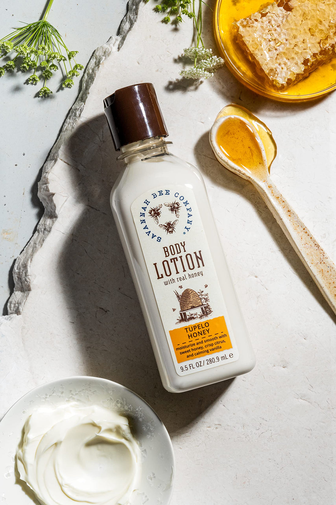 Savannah Bee Company Honey Body Lotion - All Natural Body Lotion for Women and Men