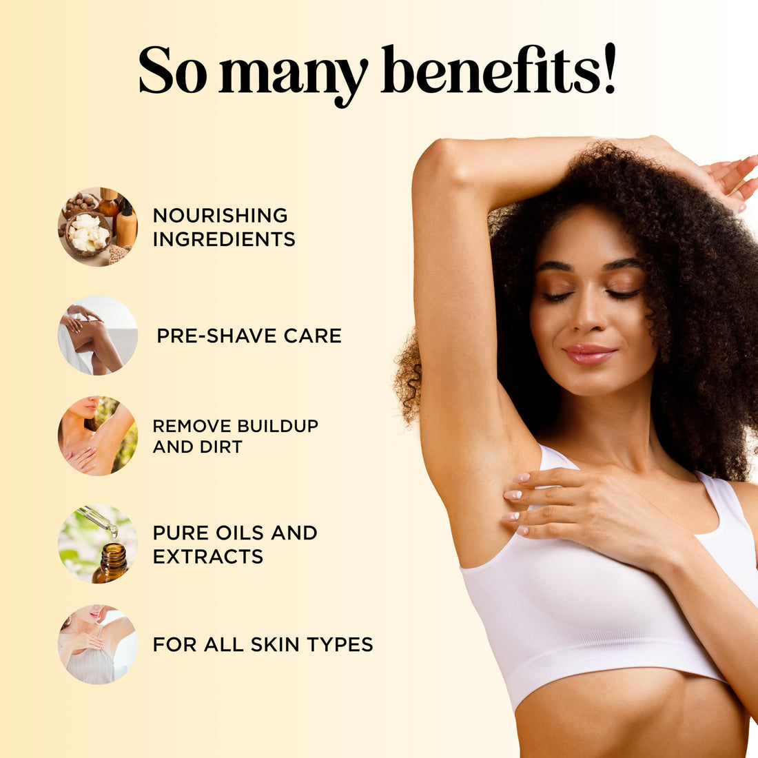 Bare Pre Shave Exfoliator for Women - Ingrown Hair Exfoliating Scrub for Bikini Area Legs & Underarms with Glycolic Acid & Volcanic Sand Exfoliants - Smoothing Bikini Area Exfoliator Pre Shave Scrub