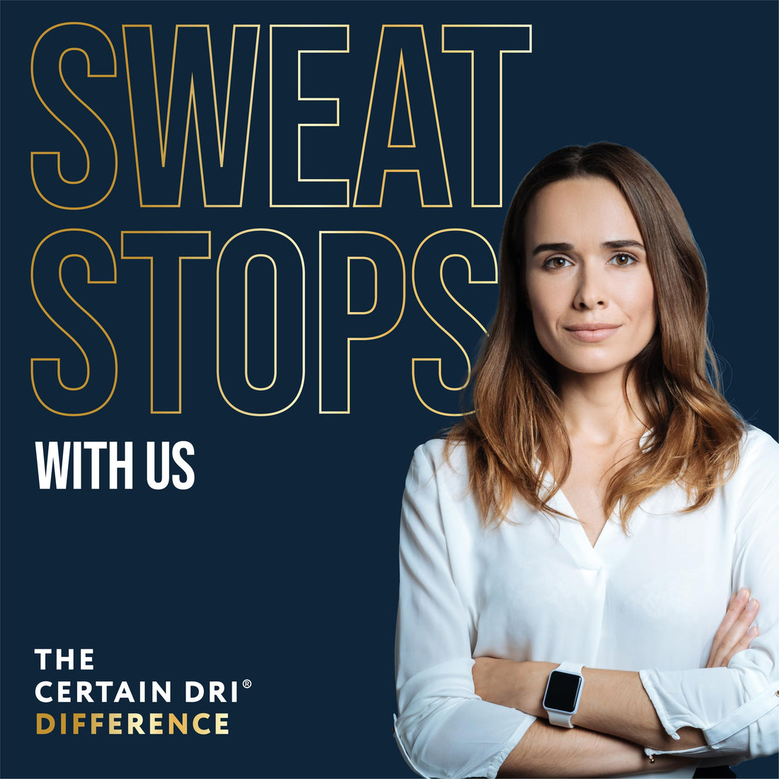 Certain Dri Prescription-Strength Clinical Antiperspirant Roll-On for Hyperhidrosis - 72-Hour Sweat Protection - Fragrance-Free - Doctor-Recommended for Men & Women - 1.2 fl oz