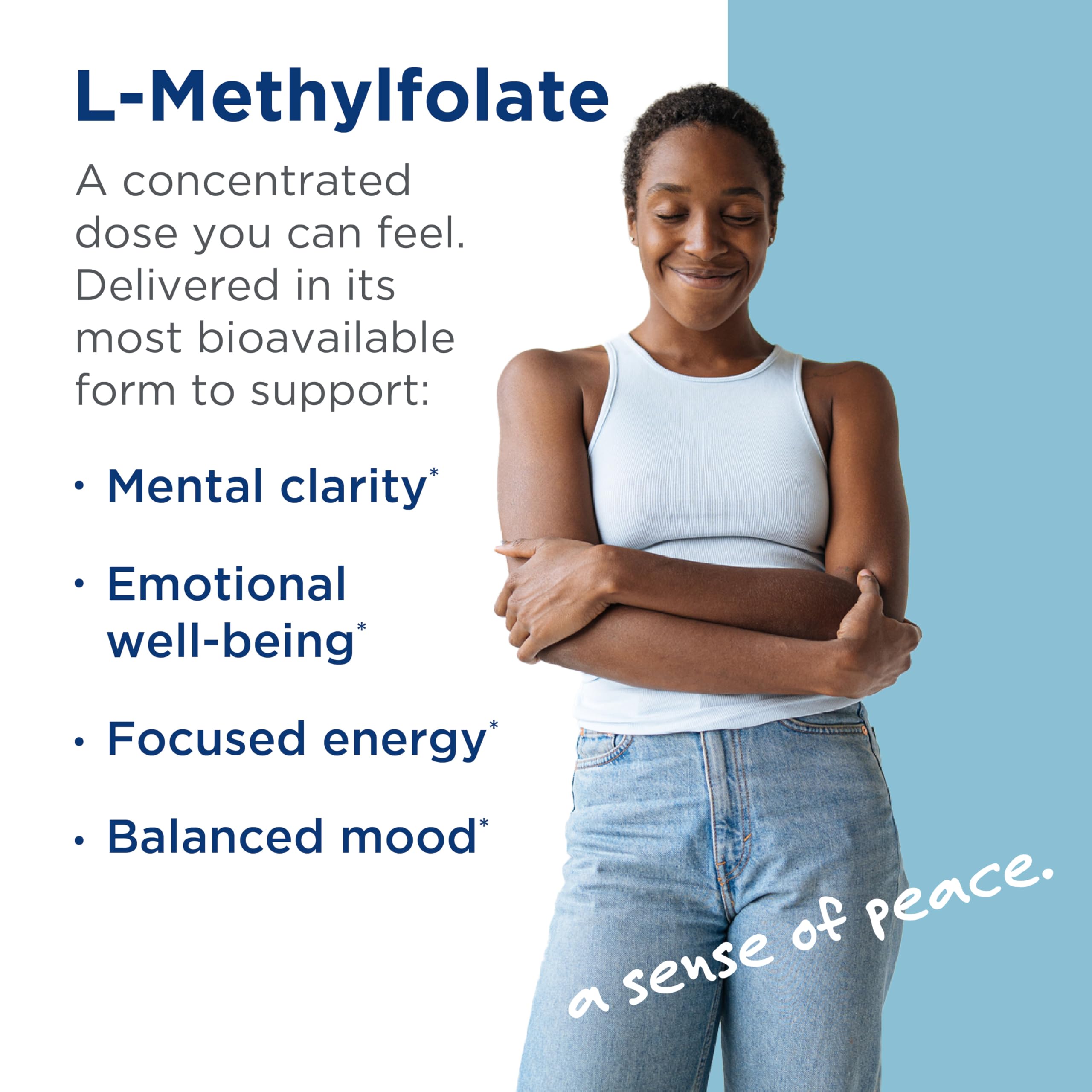 MethylPro 2.5mg L-Methylfolate - Professional Strength Active Methyl Folate Supplement for Brain Support & Balanced Mood - Gluten-Free Cognitive Supplement with No Fillers (30 Capsules)