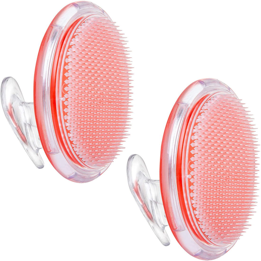 Exfoliating Brush to Treat & Prevent Razor Bumps & Ingrown Hairs - Eliminate Shaving Irritation for Armpit, Legs, Neck, Bikini Line - Smooth Skin Solution for Men & Women by Dylonic (Orange 2-Pack)