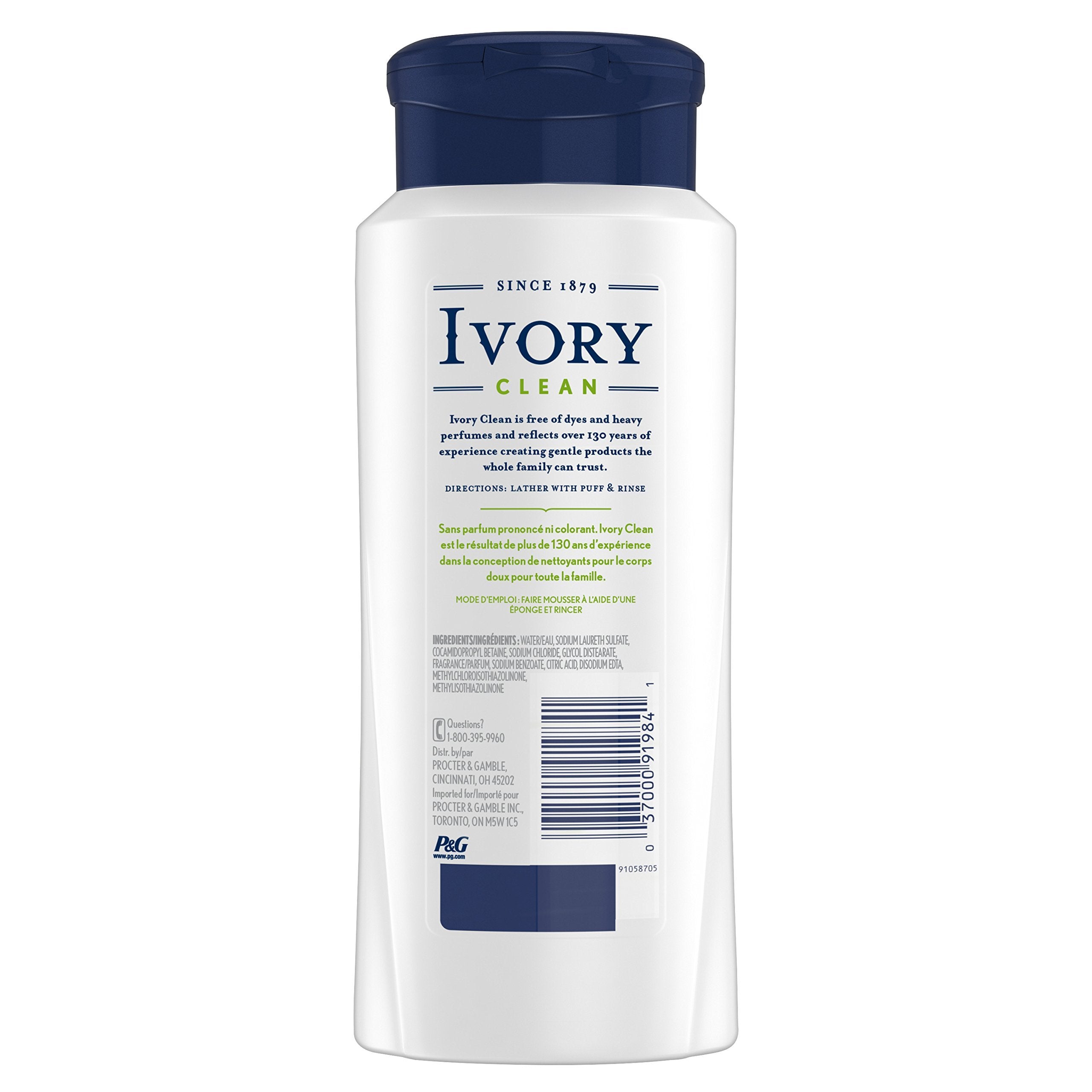 Ivory Aloe Scented Body Wash, 21 Fl Oz