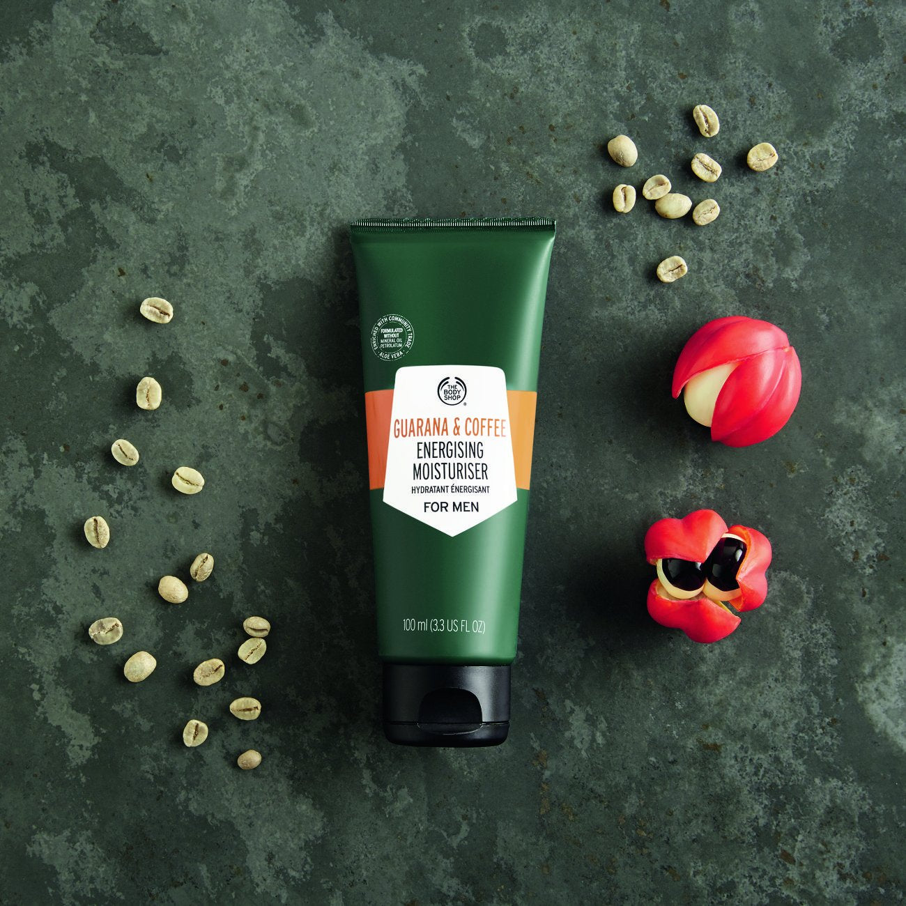 The Body Shop Gel Guarana and Coffee Energising Moisturiser for Men, 100 ml