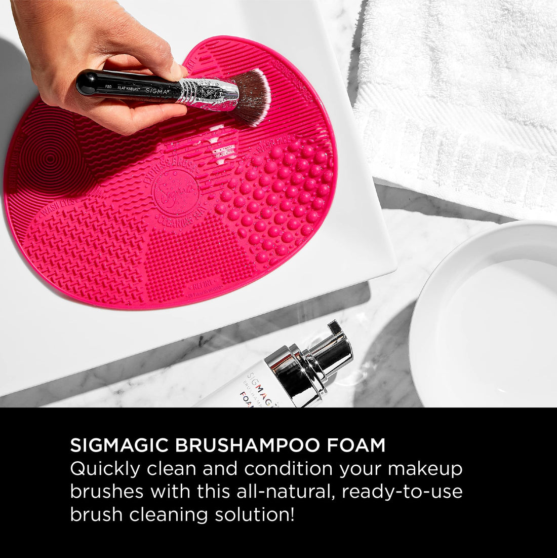 Sigma Sigmagic Foaming Brush Shampoo 6.76 Fl Oz