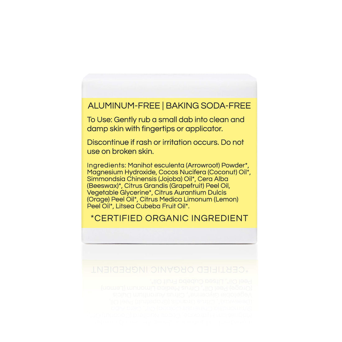 Little Seed Farm Deodorant Cream, Grapefruit Lemon, 2.4 Ounce