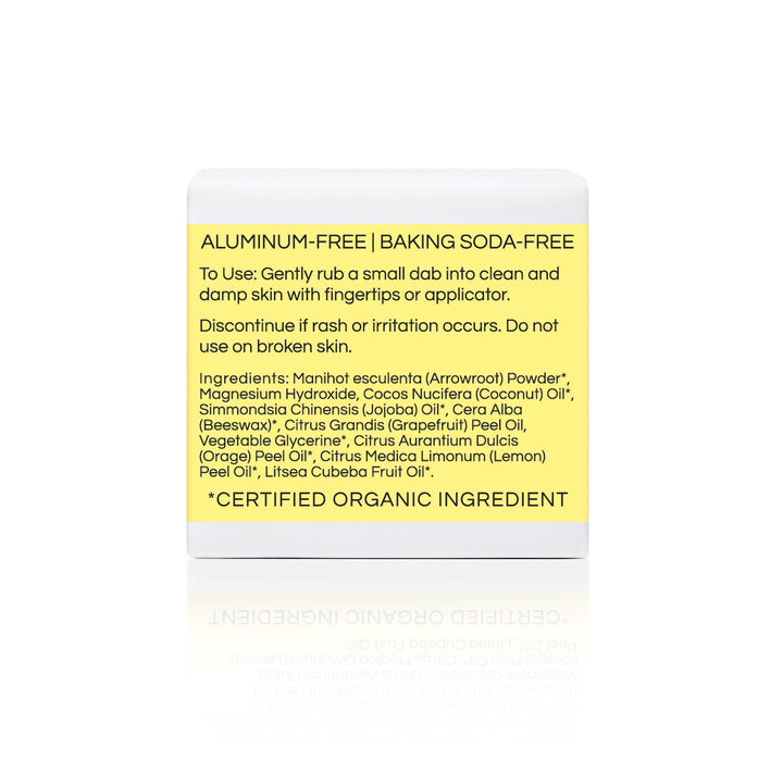 Little Seed Farm Deodorant Cream, Grapefruit Lemon, 2.4 Ounce