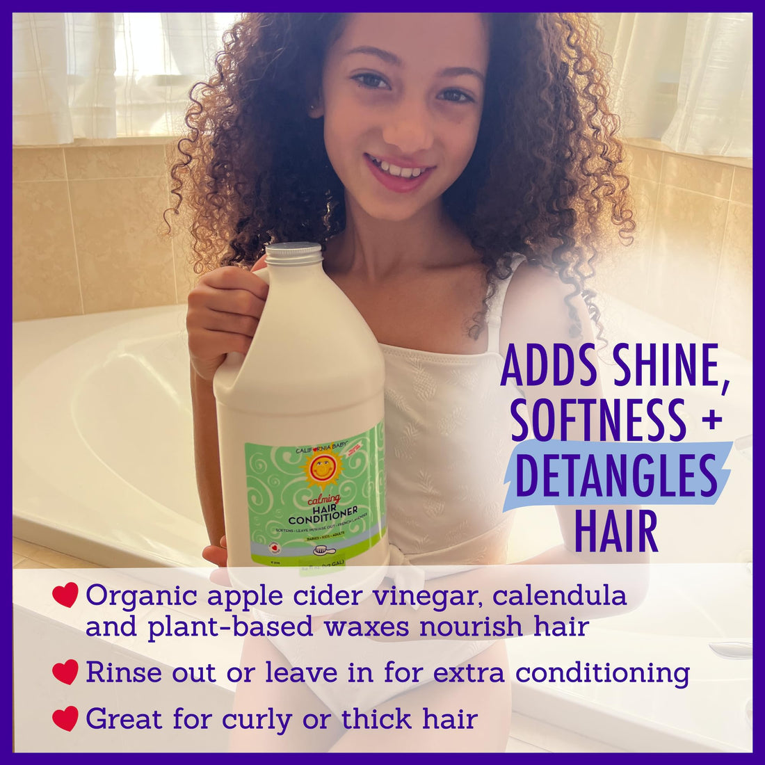 California Baby Hair Conditioner 8.5 oz - Calming