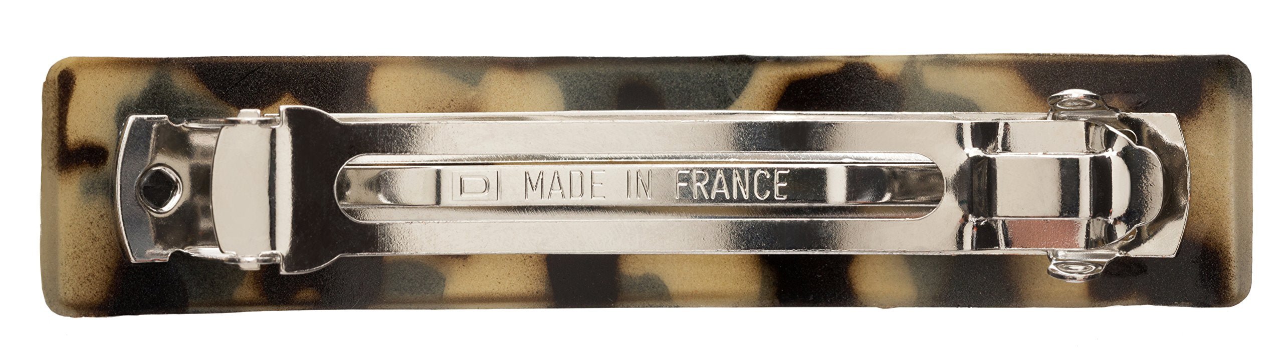 France Luxe Belle Casual Rectangle Barrette Ivory Tokyo Stone