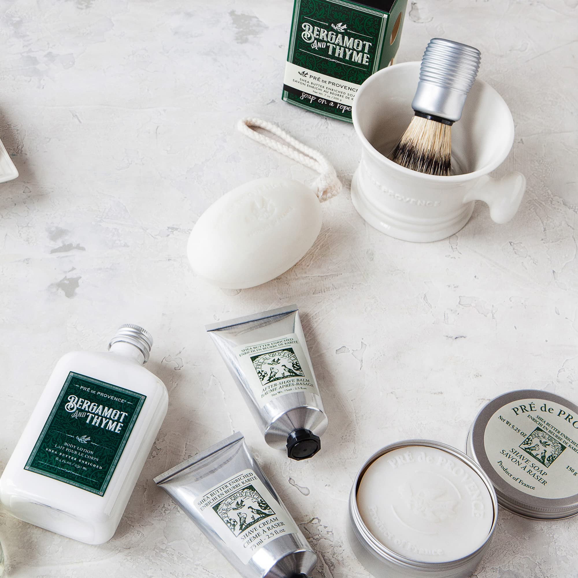 European Soaps Pre de Provence Ceramic Shaving Scuttle