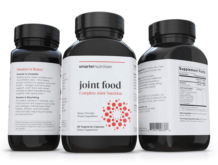Smarter Joint Food - Nourishing Whole-Food Support for Lubrication, Mobility - Formulated with Collagen Type II, MSM, Vitamin C, Turmeric, Bromelain (Packaging May Vary – 30 Servings)
