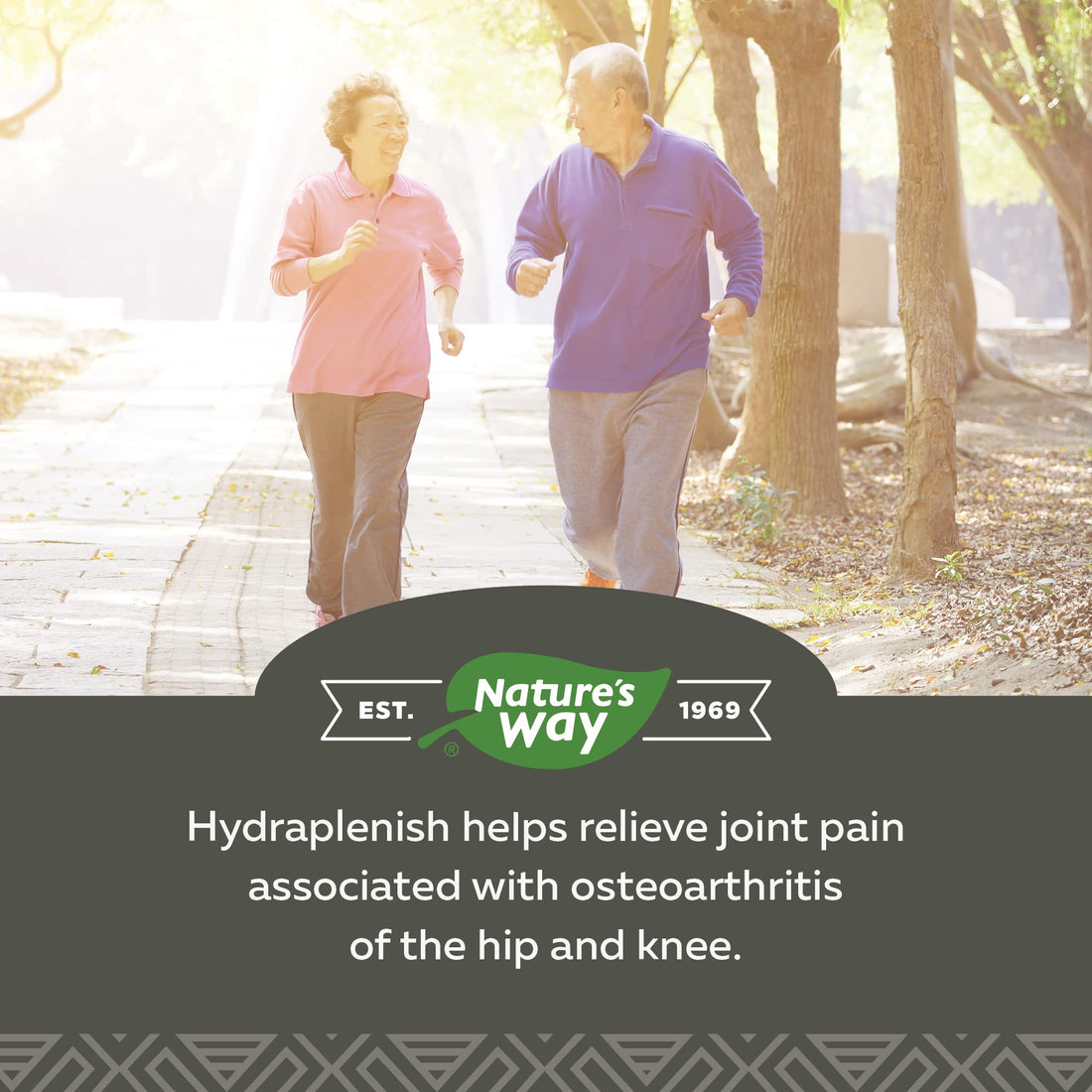 Nature’s Way Hydraplenish, with Unique BioCell Collagen, Hyaluronic Acid, OptiMSM, Supports Healthy Hair, Skin and Nails*, 60 Capsules (Packaging May Vary)