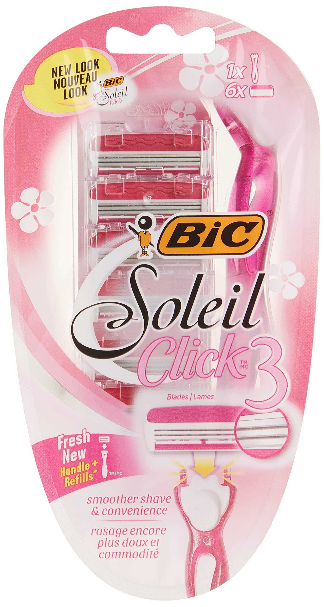 BIC Simply Soleil Clic Womens Razor, 2 Count