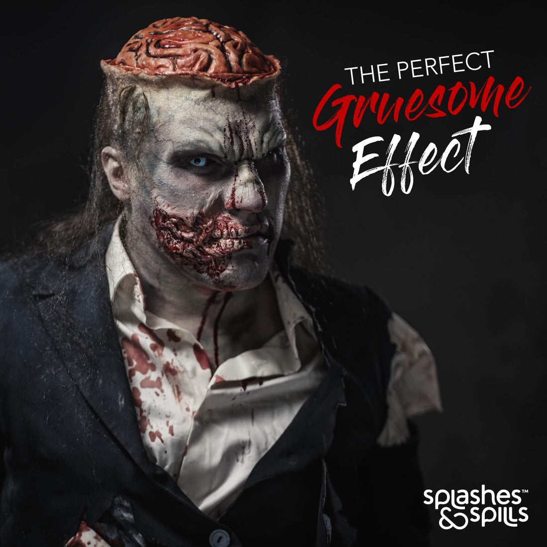 Liquid Latex Face and Body Paint - Special Effects, Costume and Halloween Makeup - Safe for all Skin Types - Easy On and Off - 30ml - by Splashes & Spills
