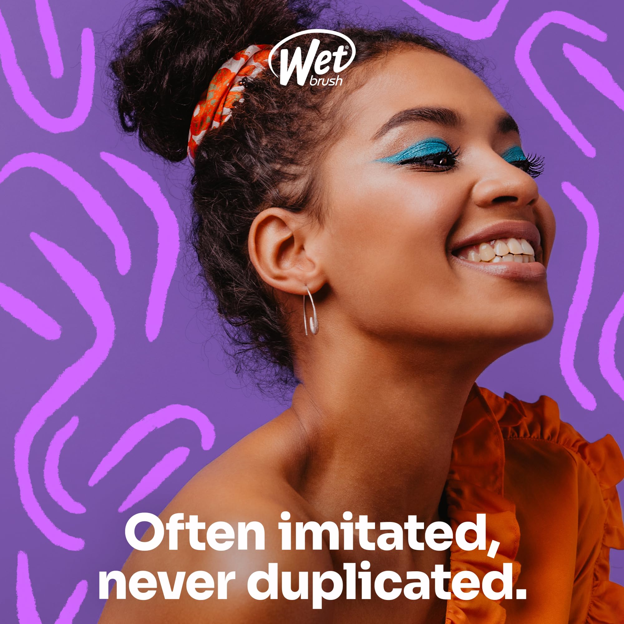 Black : Wet Brush Paddle Hair Brush, Black