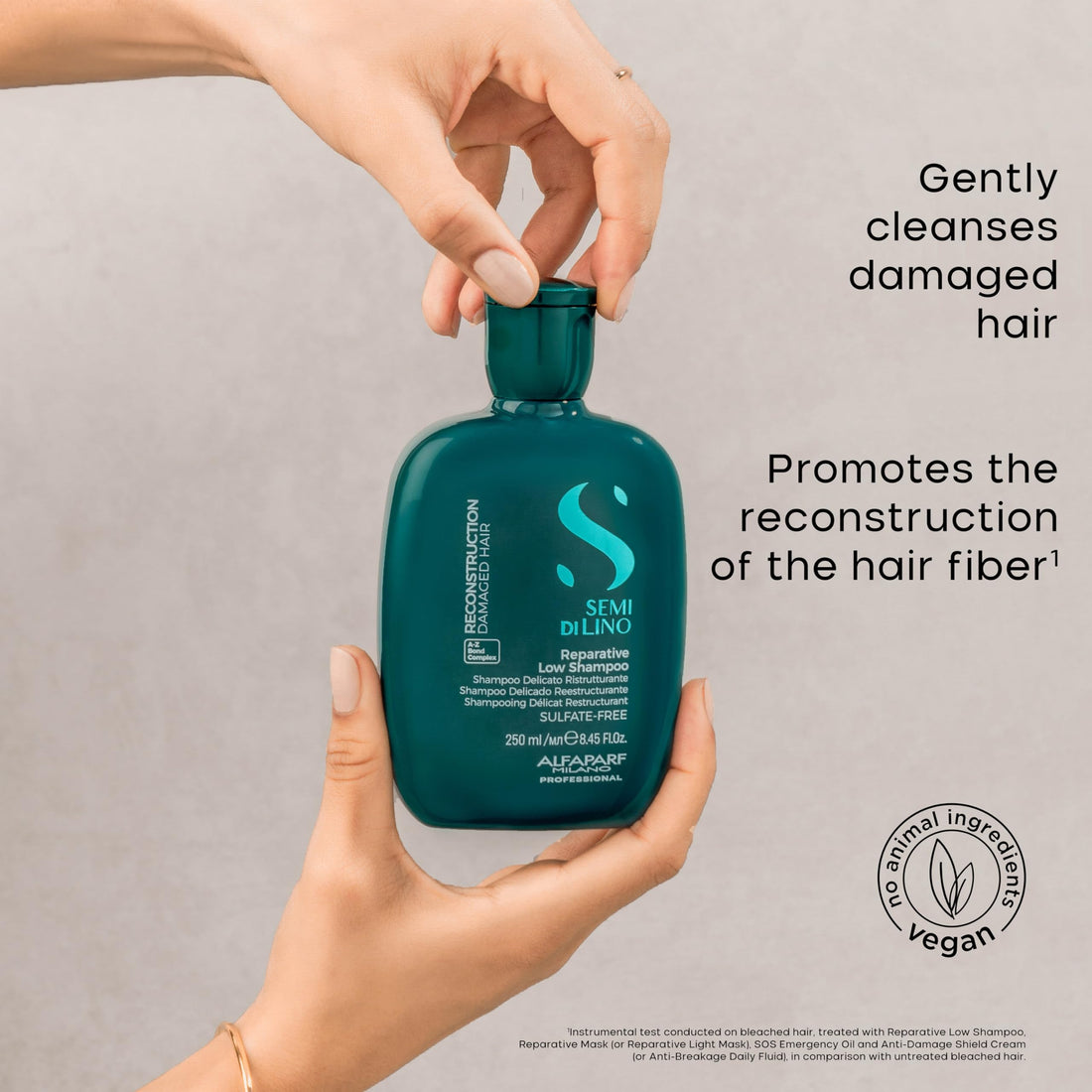 Alfaparf Milano Semi di Lino Reconstruction Reparative Shampoo and Mask Set - Sulfate Free Shampoo and Hair Mask for Damaged Hair - Repairs, Reconstructs, Strengthens - Adds Shine and Softness