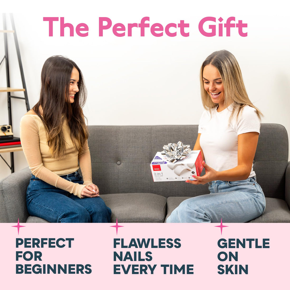 SUNUV SUN9C 24W LED UV Nail Dryer Curing Lamp for Fingernail & Toenail Gels Based Polishes (Pink)