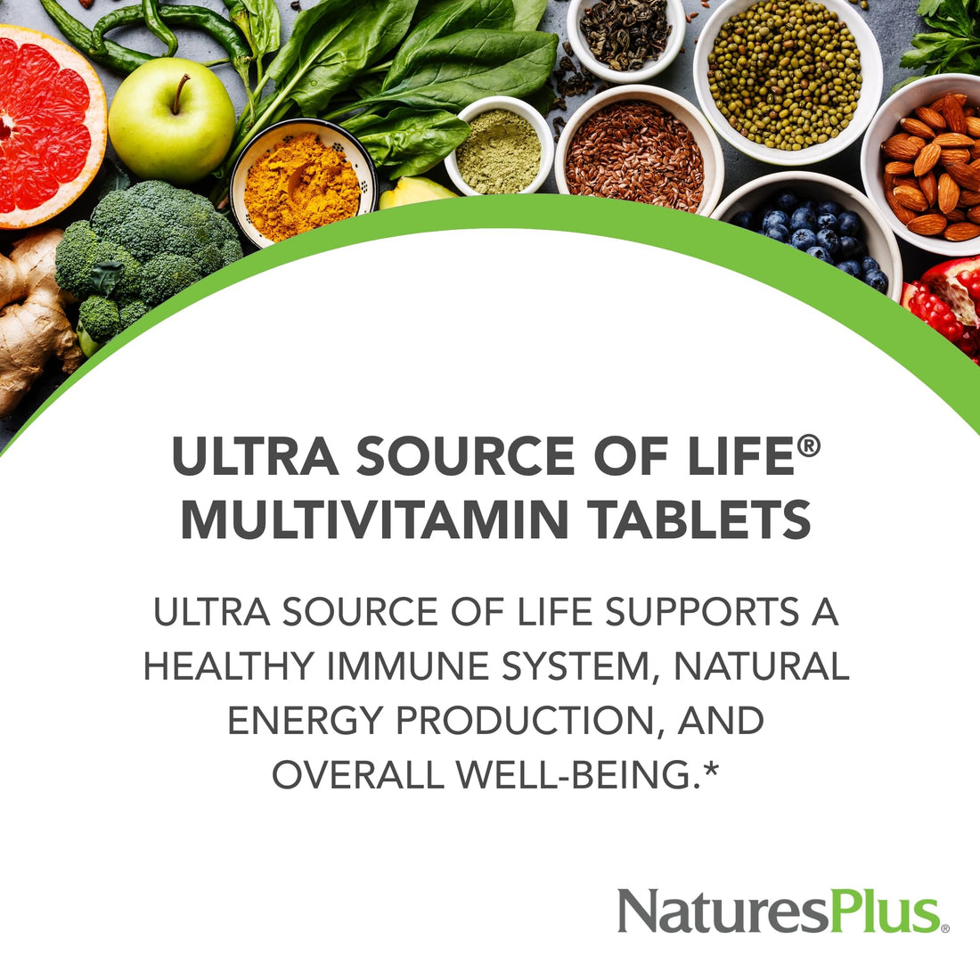 Natures Plus Ultra Source of Life Multivitamin - 180 Tablets - Supports Immune Health, Energy & Overall Well-Being - with Lutein & Vitamin D3 - Vegetarian & Gluten Free - 60 Servings