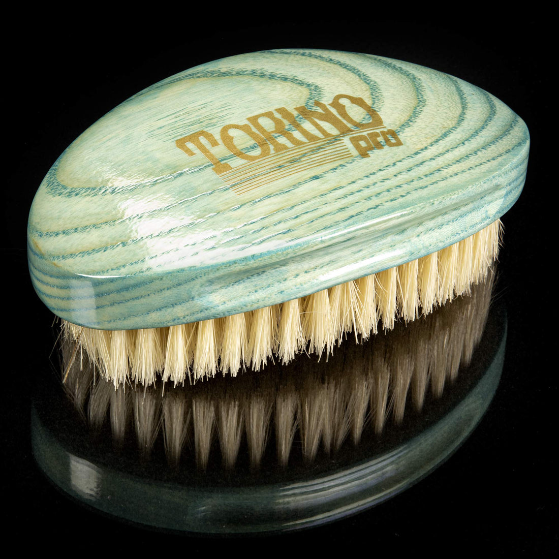 Torino Pro Soft Curved Palm Wave Brush By Brush King #1970-360 Curved.