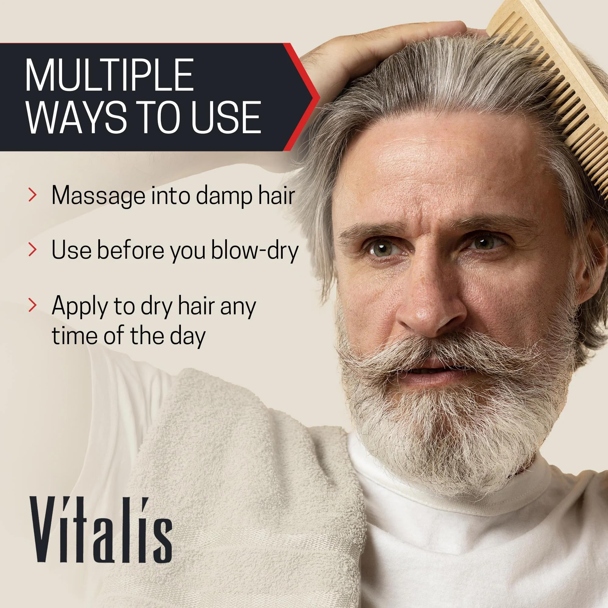 Vitalis Hair Tonic 7oz With V7 (3 Pack)