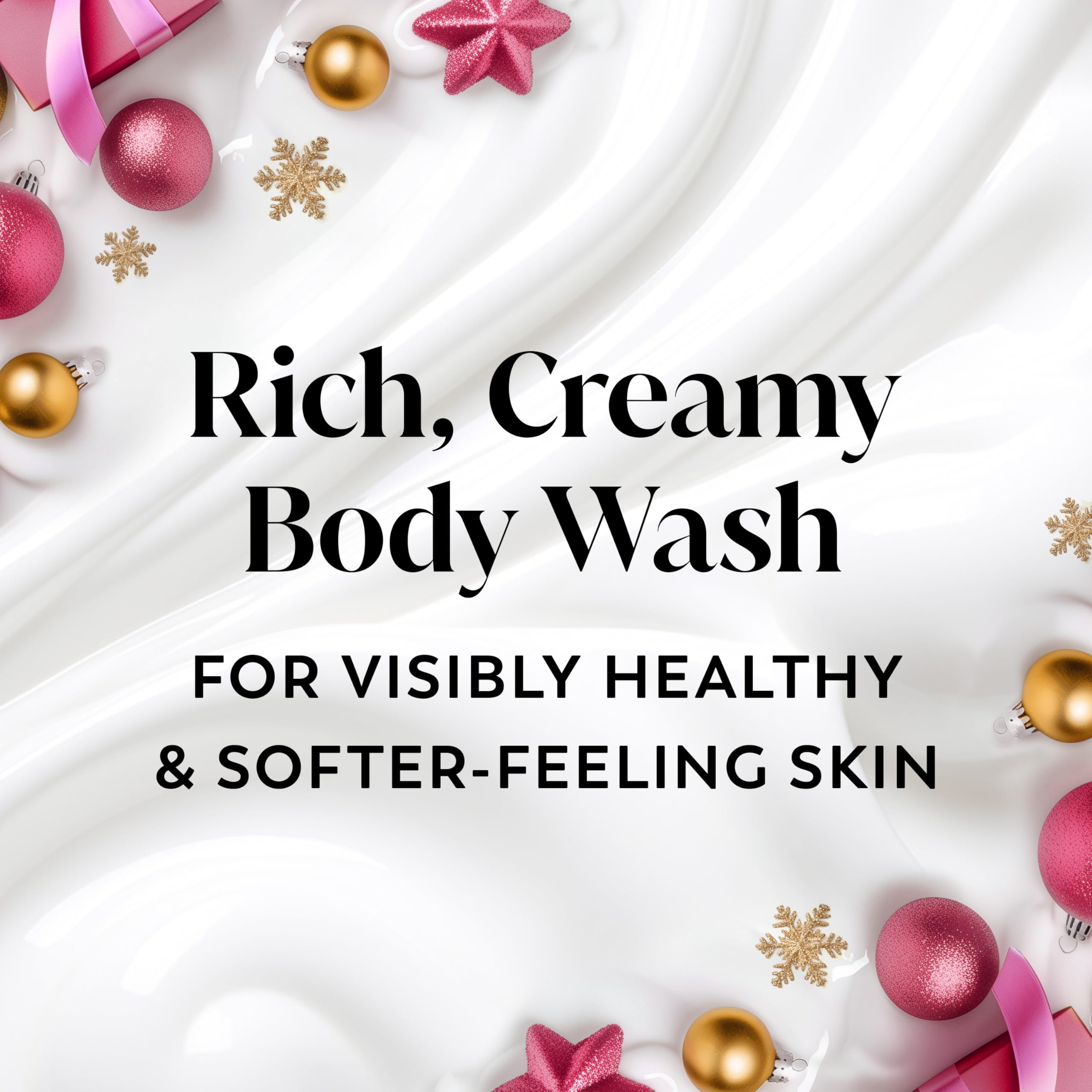 Olay Body Wash for Women, Hydrating & Moisturizing, Holiday Edition, With Plant Based Cleansers, B3 Complex, For All Skin Types, Champagne Blush with Berries Sugared Rim & Rose Petals Scent, 22 fl oz