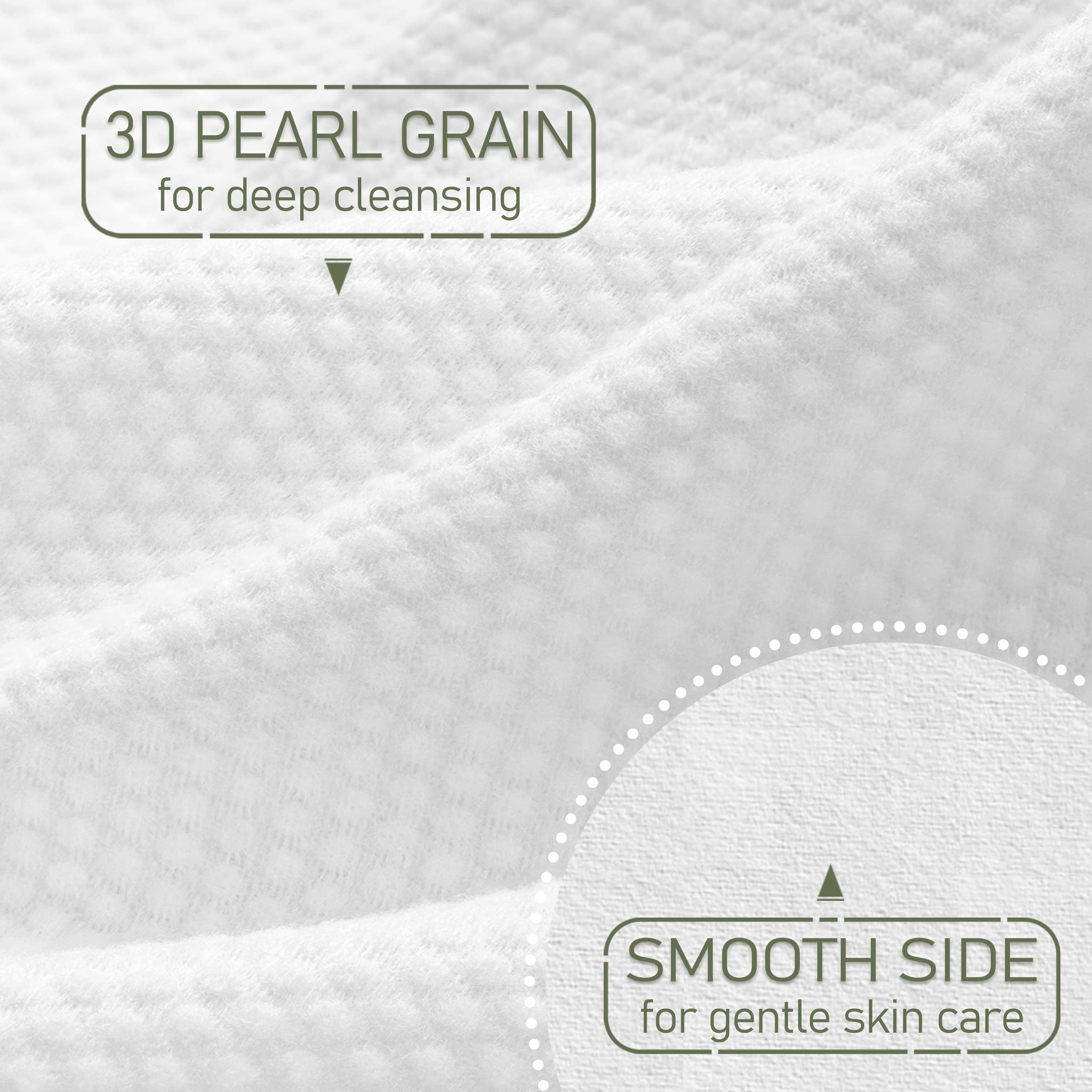 Christmas Style WOWOTEX Disposable Face Towel Biodegradable Large Dry Wipes 60 Count/Box Extra Thick Soft Clean Facial Towels for Sensitive Skin, Makeup Removing, Cleansing, Nursing, 10×12