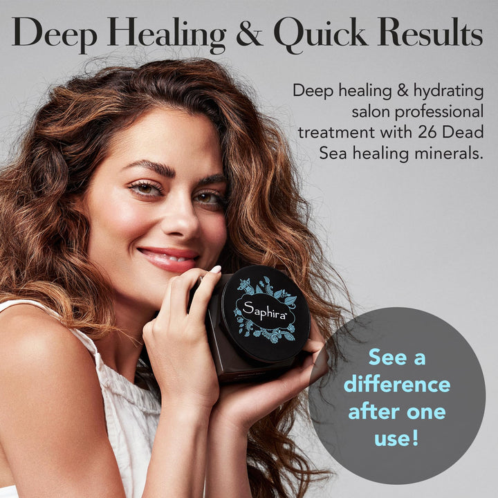 Saphira Mineral Mud Hair Treatment 8.5 Oz