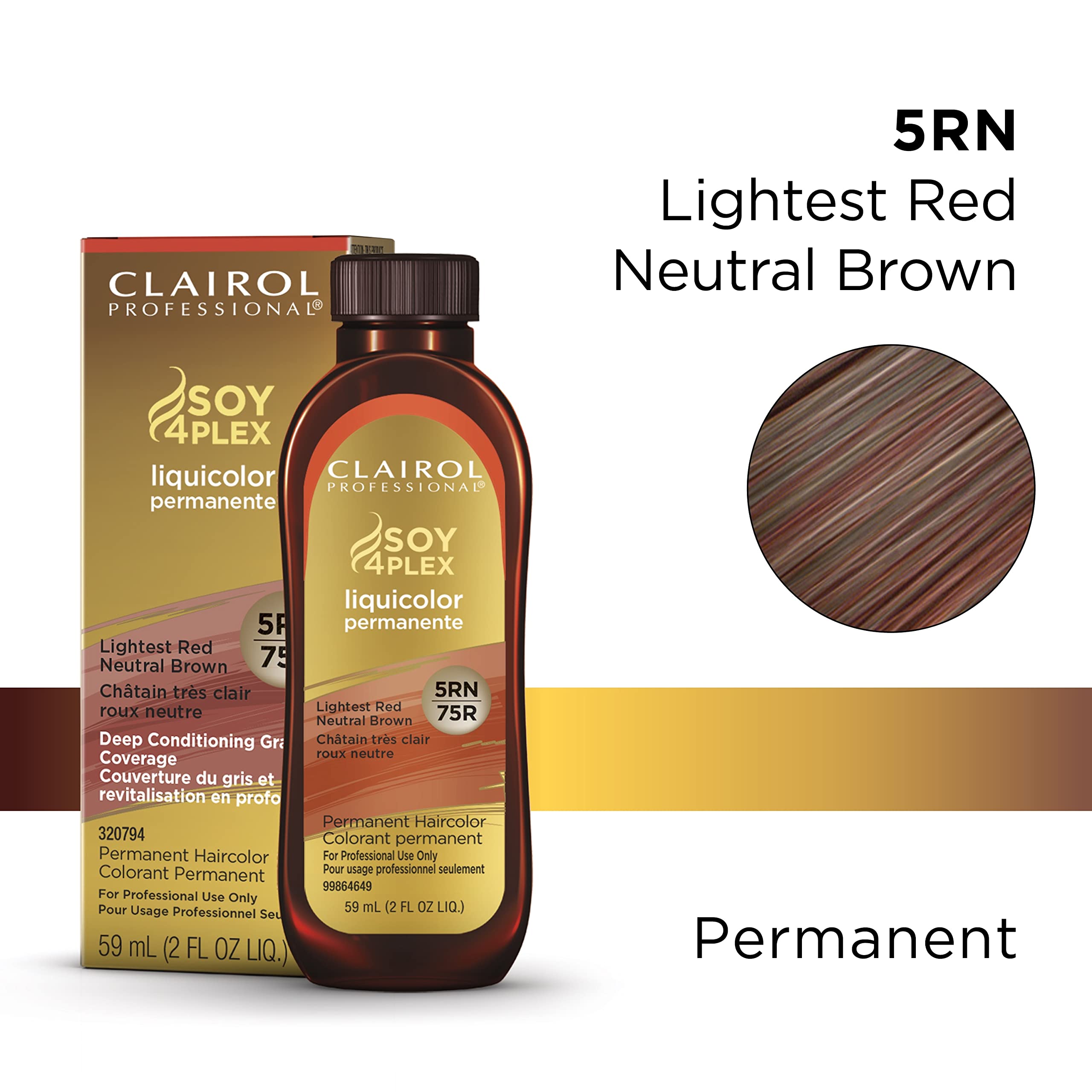 Lightest Red Neutral Brown : Clairol Professional Permanent Liquicolor, Lightest Red Neutral Brown, 2 Ounce
