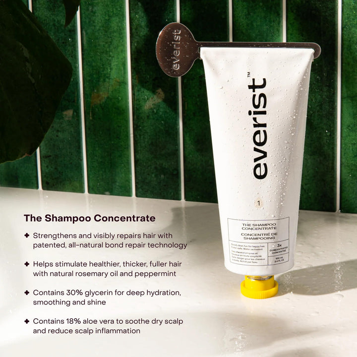 Everist The Haircare Essentials Duo, Deep Hydration and Smoothing, Plant-based, Color-safe, 50+ Uses, 3.4 fl oz Each