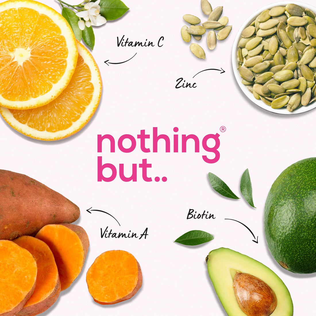 Biotin Gummies for Hair Growth 5100 mcg - Hair, Skin, and Nails Vitamins for Men & Women - with Folic Acid, Vitamins A, C, E & D and Extra Strength for Faster Hair and Nail Growth, 60 Gummies