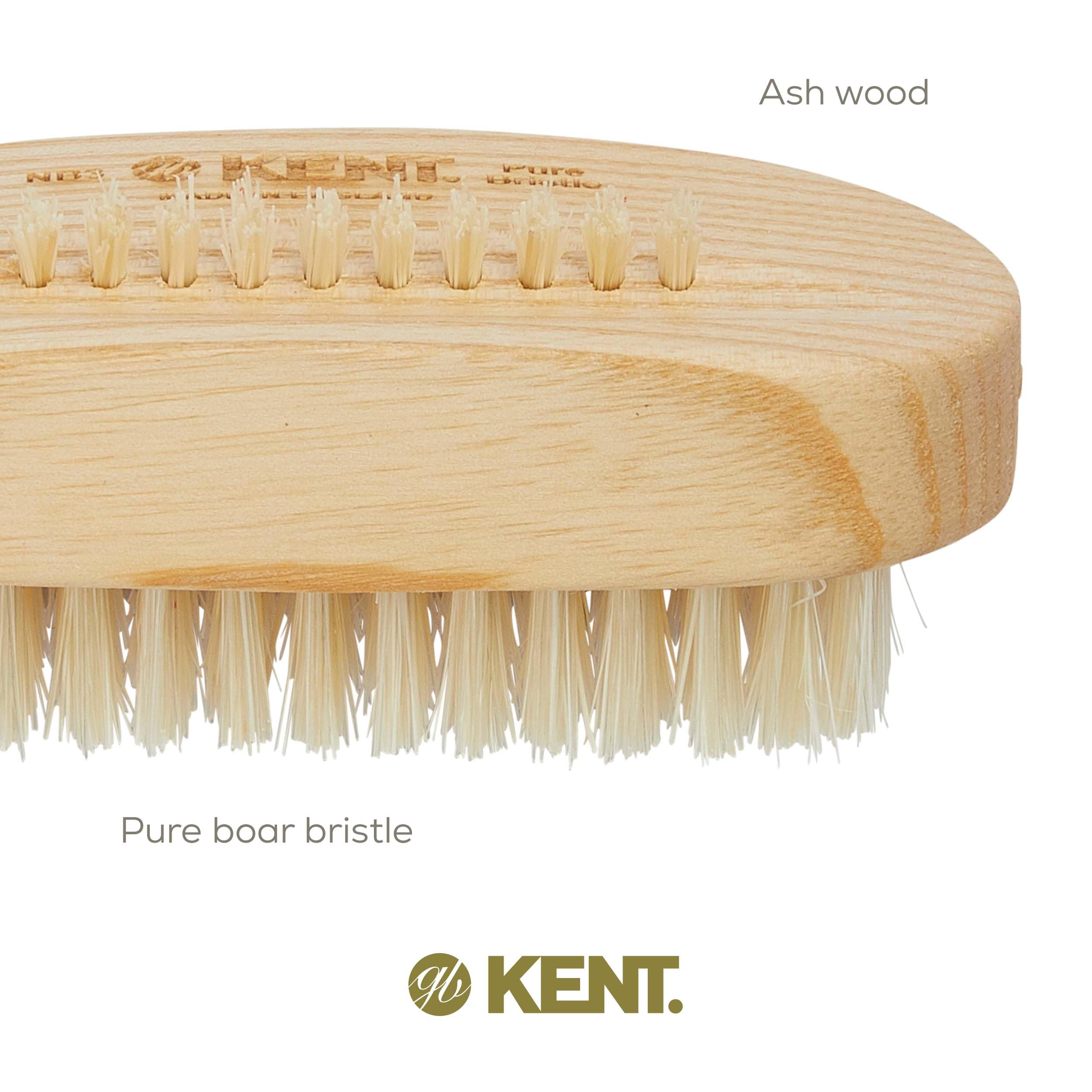Kent Pure Beechwood and Pure Bristle Nail Brush, 98mm