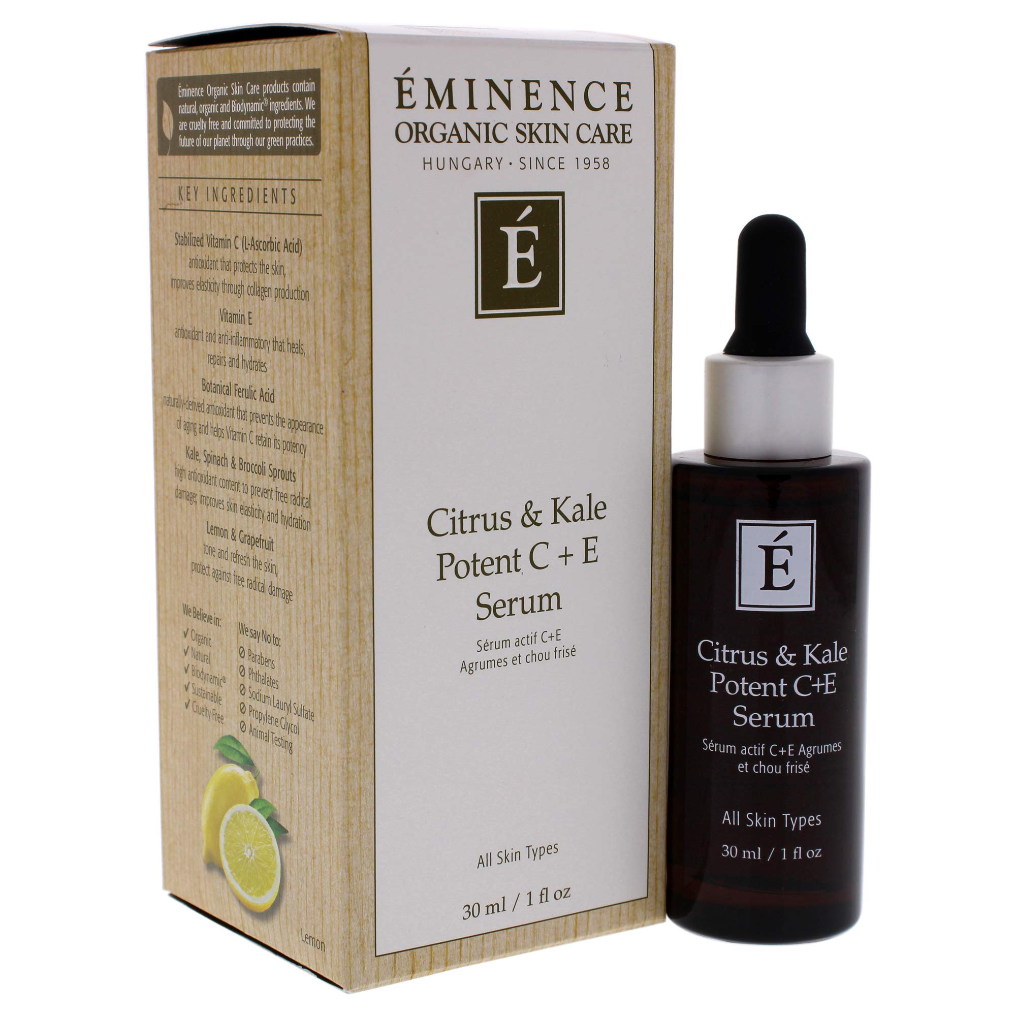 Eminence Citrus and Kale Potent C + E Serum by Eminence Organic Skin Care