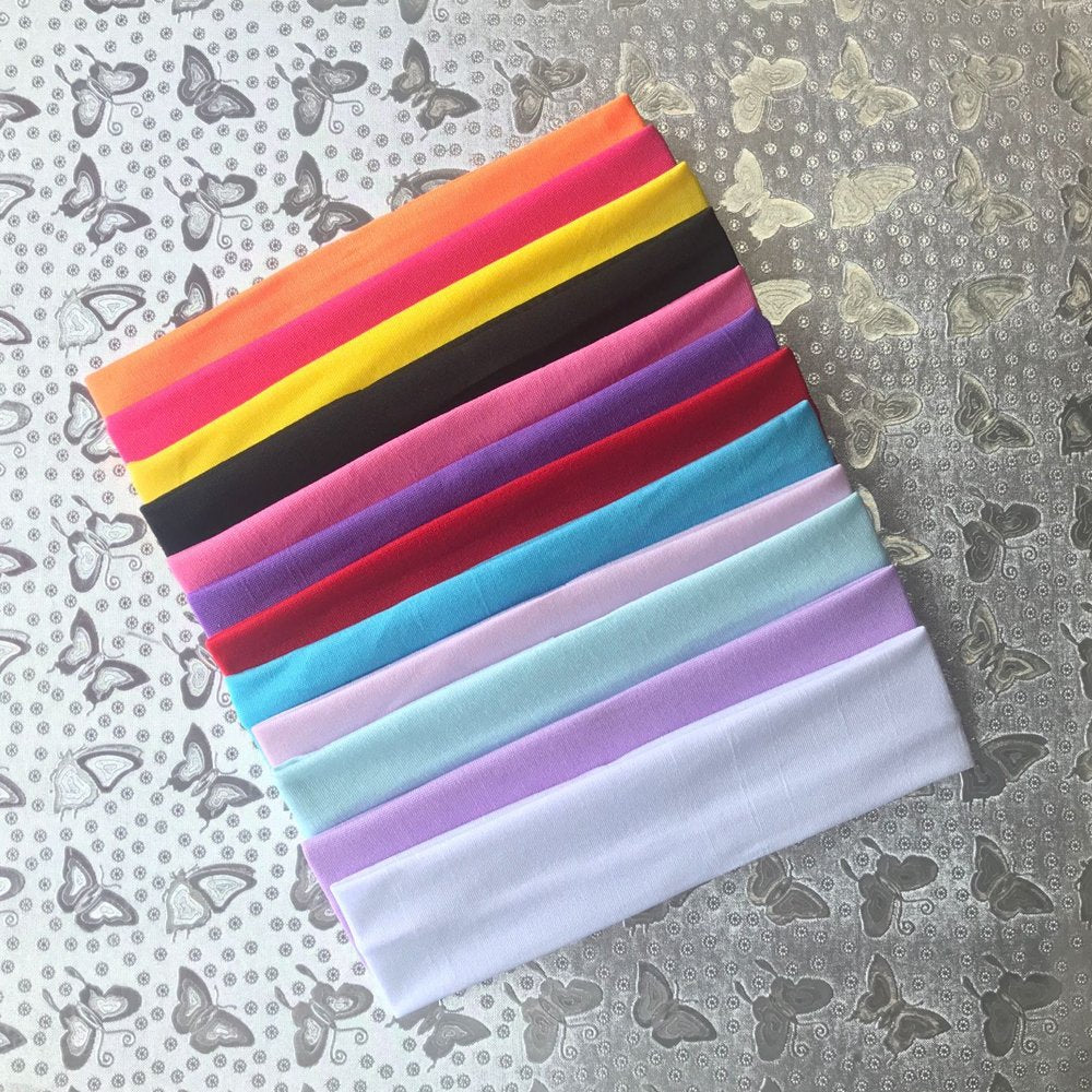 Zapire 12 Packs Headbands Women Hair Bands Stretchy Hairband Soft Head Wrap Beauty Elastic Headbands For Women Hair Accessories For Girl Women Head BandsË†12 Packs