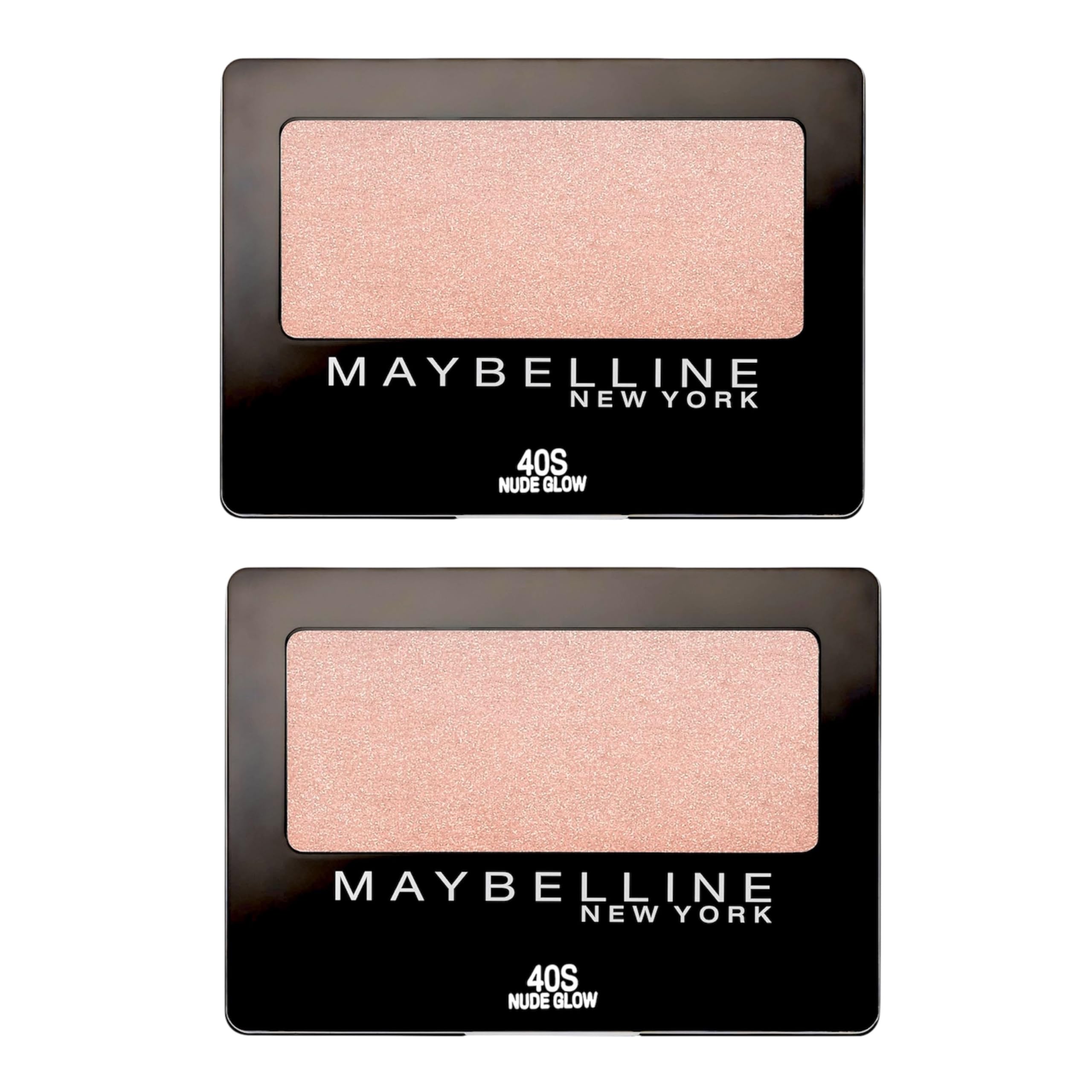 (2 Pack) Maybelline New York Expert Wear Eyeshadow, Singles, Nude Glow [40S]