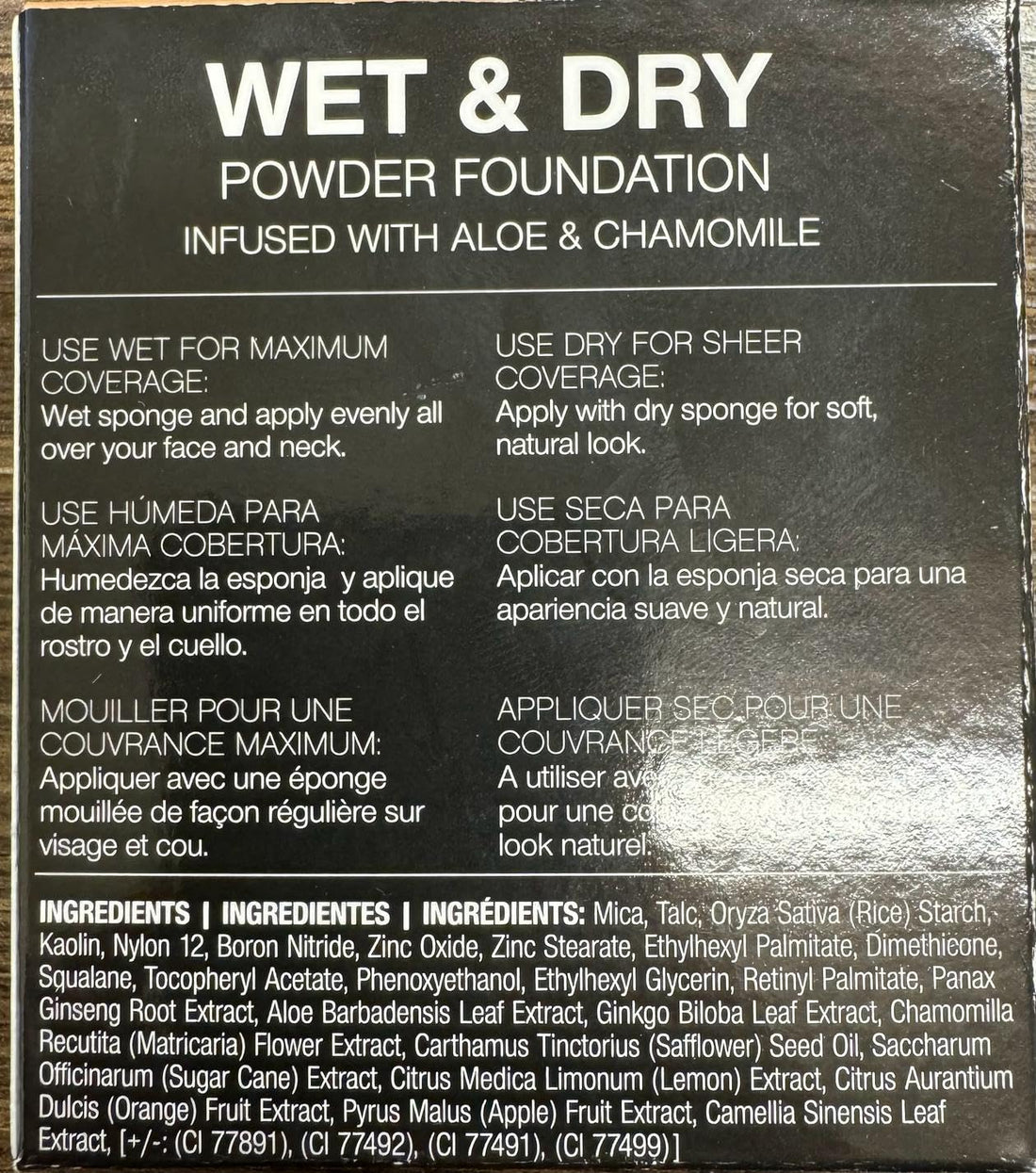 Palladio Beauty DUAL WET DRY FOUNDATION 0.28 oz, RICH MOCHA, 8 g