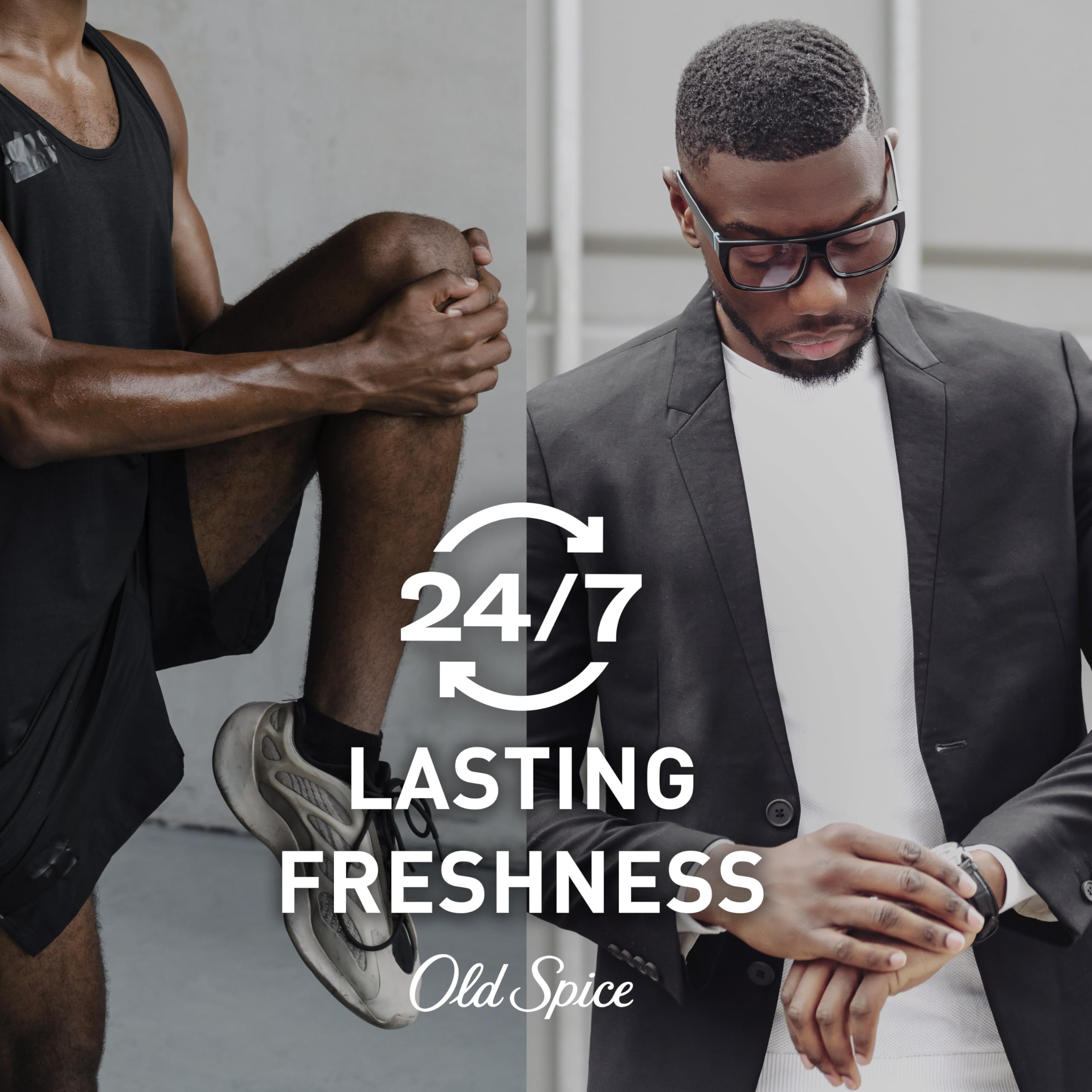 Old Spice Aluminum Free Deodorant for Men, 24/7 Odor Protection, 24/7 Freshness & Lasting Scent, Afterhours with Spice Scent, 3.0 oz (Pack of 3)