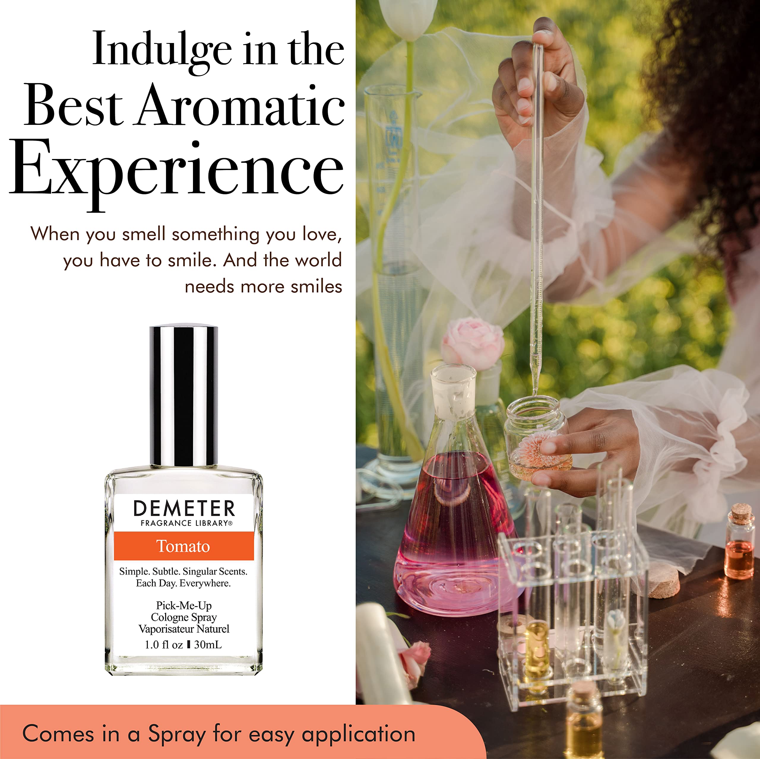 Demeter Cologne Spray, Tomato, Fresh