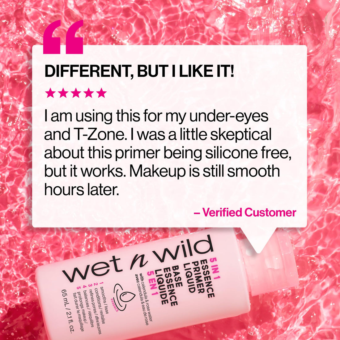 wet n wild 5 In 1 Essence Face Makeup Primer Liquid