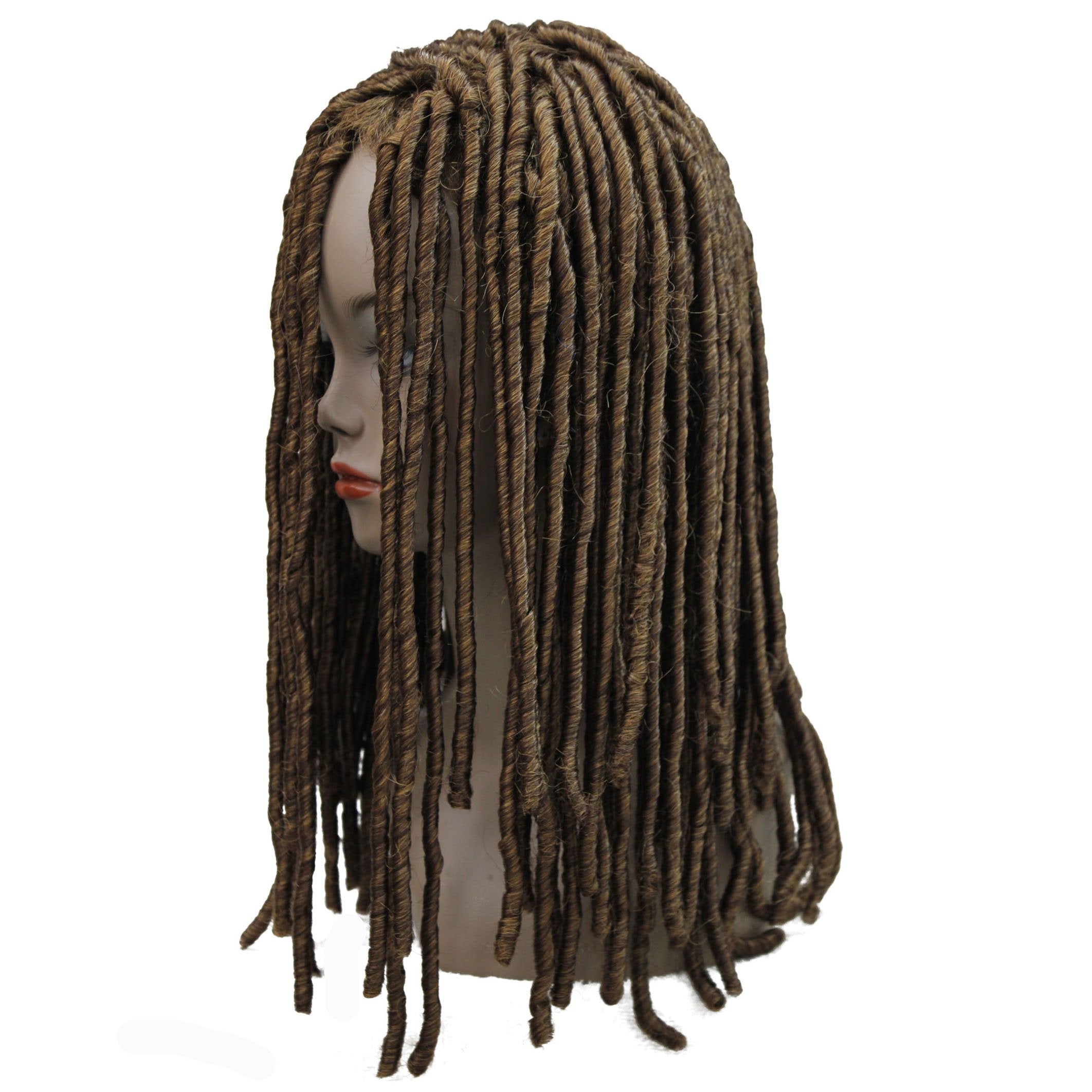 27/33 Strawberry Blonde and Dark Auburn : Lydell Twist Hair Crotchet Braids Wigs Synthetic Dreadlocks Braids Hair Wig (27/33 Strawberry Blonde and Dark Auburn)