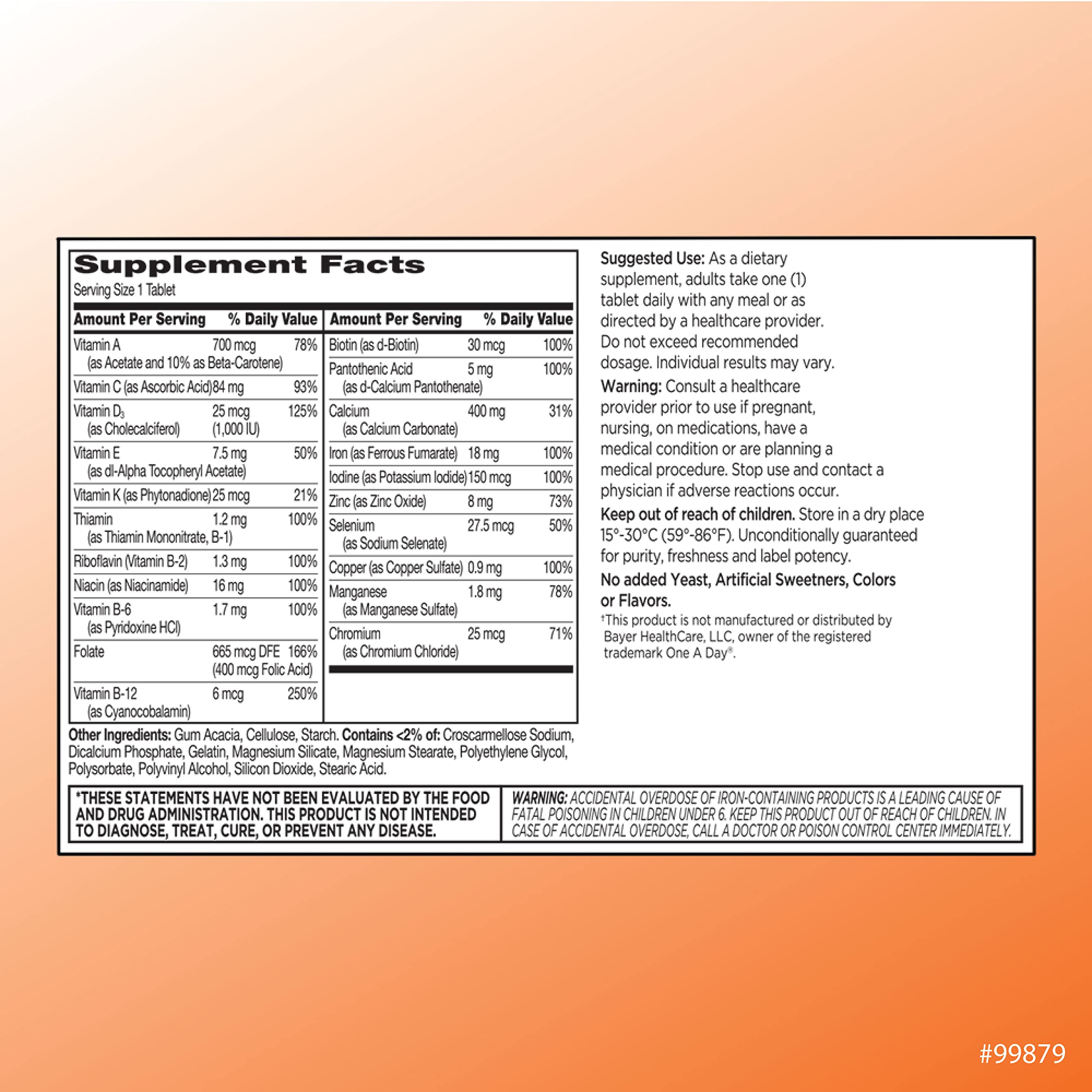 Quality Choice One Daily Women's one Daily Multivitamin Tablets