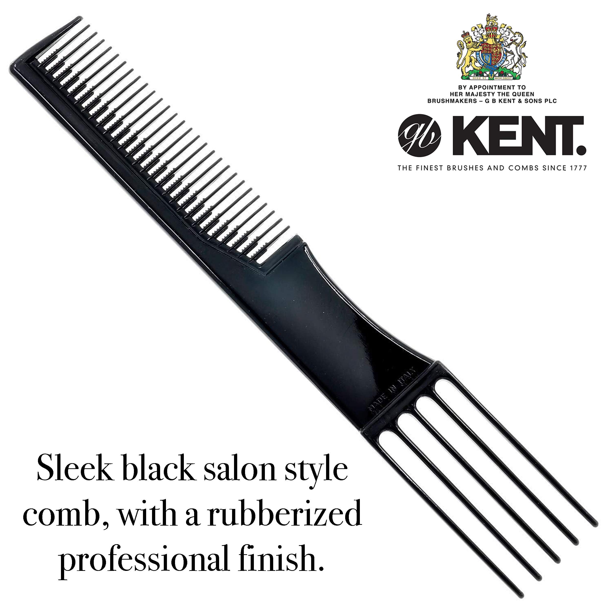 Kent Texturizing and Backcombing Comb, Black