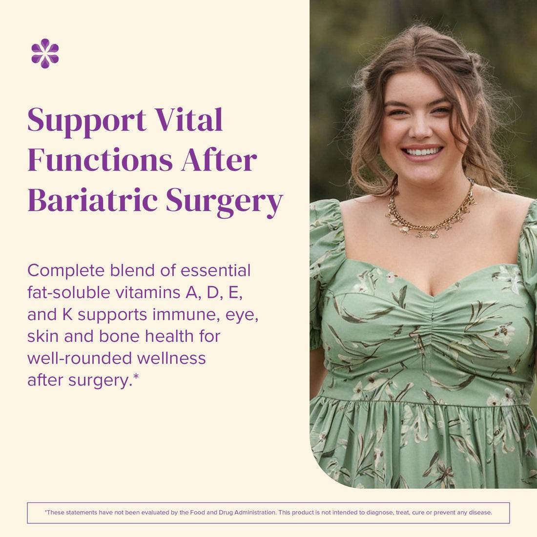 Barimelts ADEK - 60 Fast-Dissolving Tablets (2-Month Supply) - Sugar-Free Bariatric Vitamins for Women Including Vitamin A, Vitamin D, Vitamin E & Vitamin K, Natural Strawberry Flavor