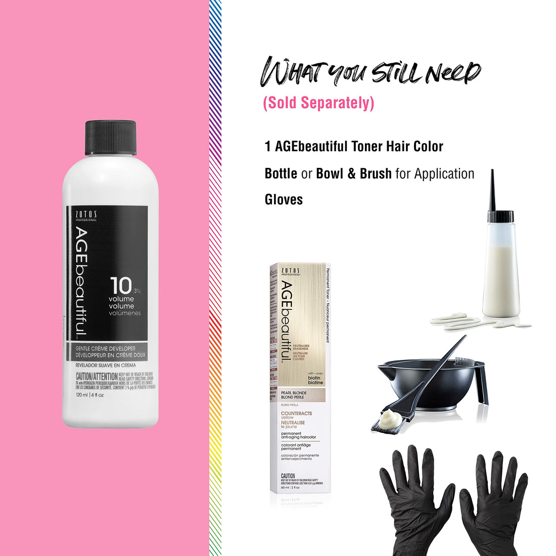 Salon Care 10 Volume Creme Developer 16 oz.